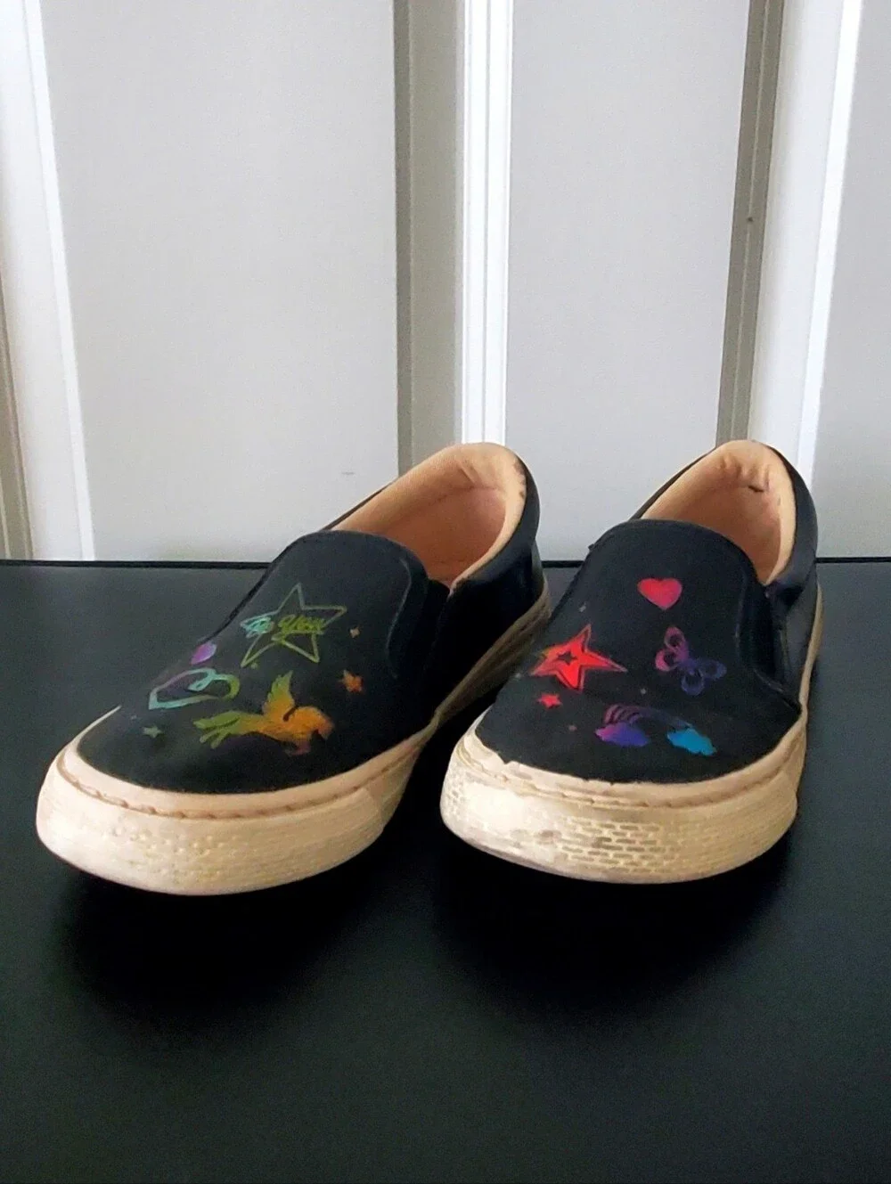 Children's Place Girl's Slip On Icon Sneakers